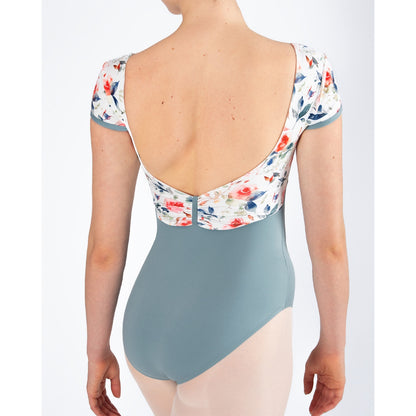 Energetiks Alexandra Cap Sleeve Leotard - Stone Blue