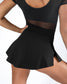 Energetiks Natalia Split Skirt - Black