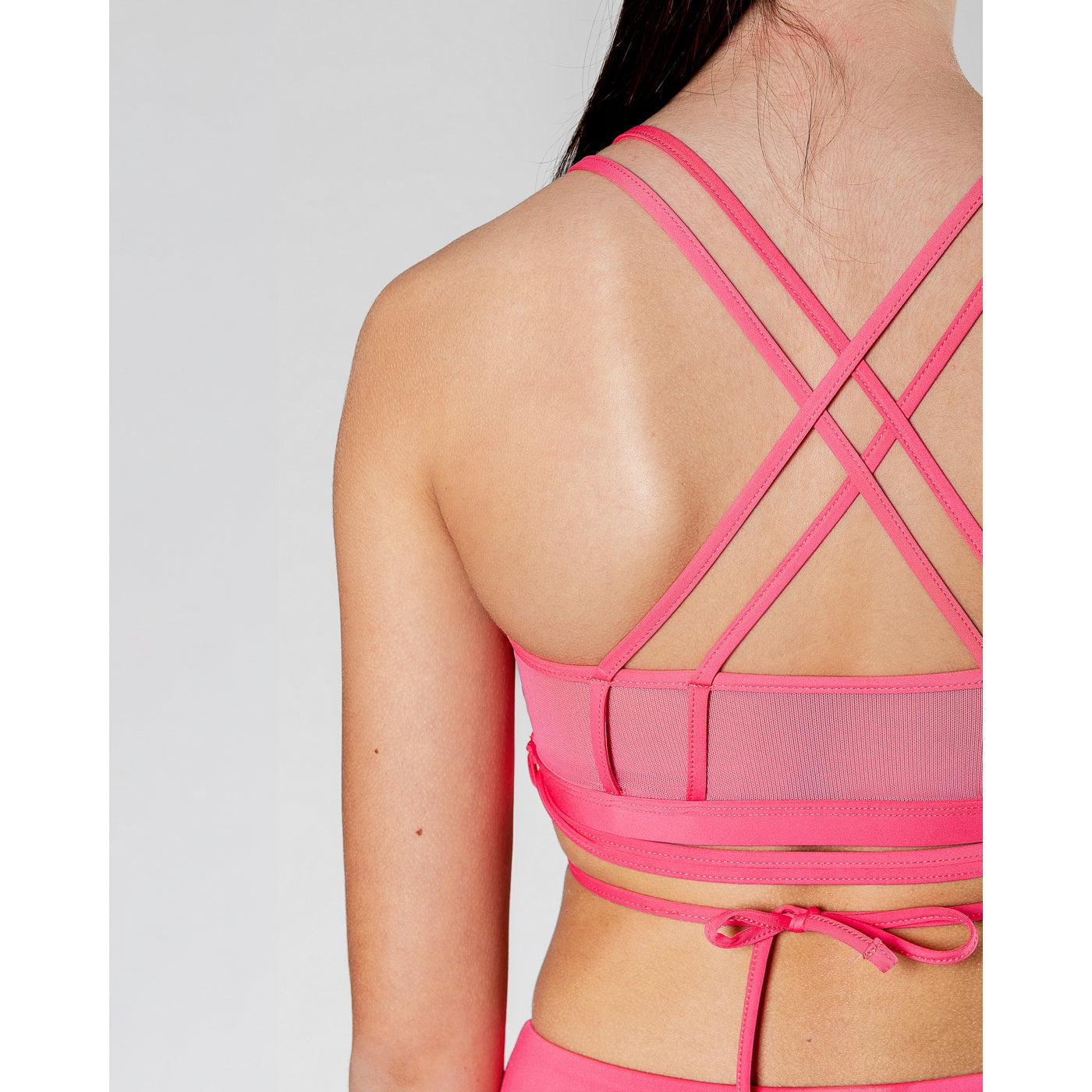 Energetiks Roxy  Mesh Crop Top - Watermelon Crush