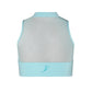 Energetiks Kity Zip Crop Top - Mystique Mint