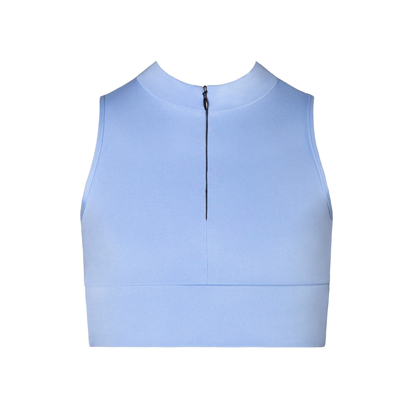 Energetiks Kity Zip Crop Top - Blue Illusion