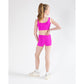 Energetiks Tori Crop Top - Hot Pink