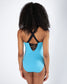 Energetiks Twist Camisole Leotard - Sky Blue