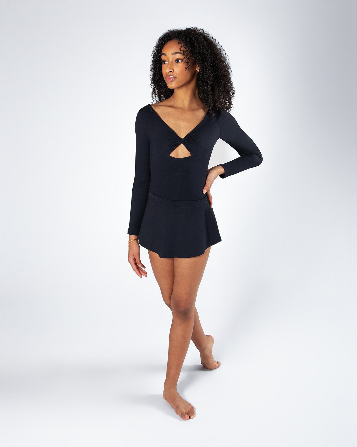 Energetiks Natalia Split Skirt - Black