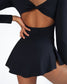Energetiks Natalia Split Skirt - Black