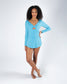 Energetiks Natalia Split Skirt - Sky Blue