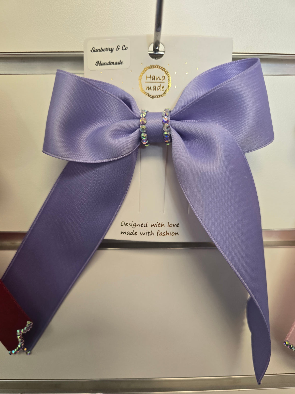 Sunberry & Co. Satin Statement Bow