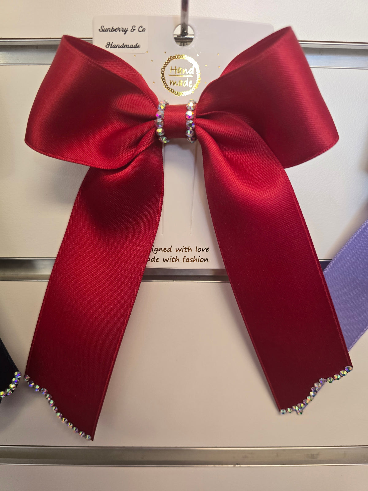 Sunberry & Co. Satin Statement Bow