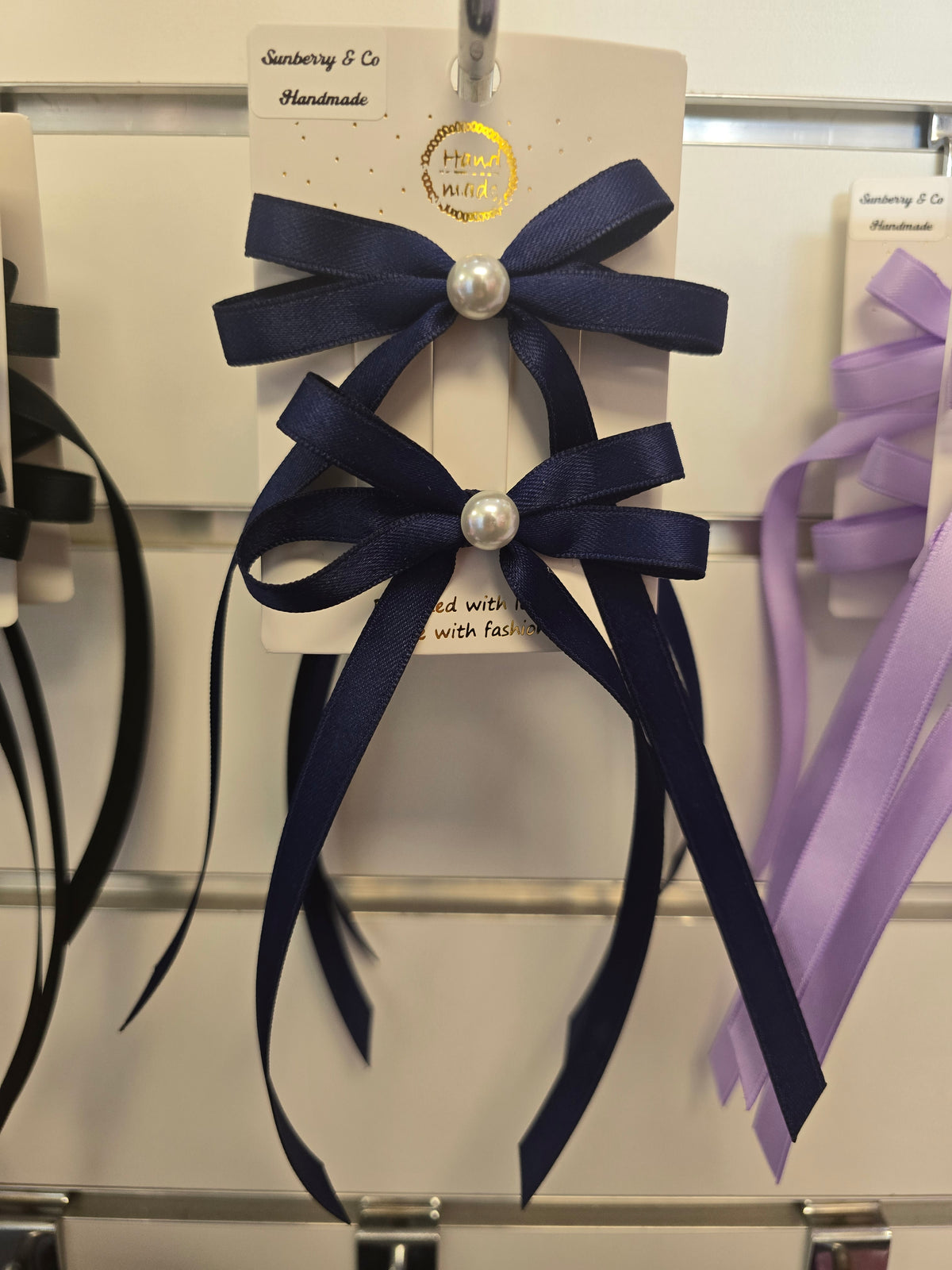 Sunberry & Co. Double Pearl Bow Set