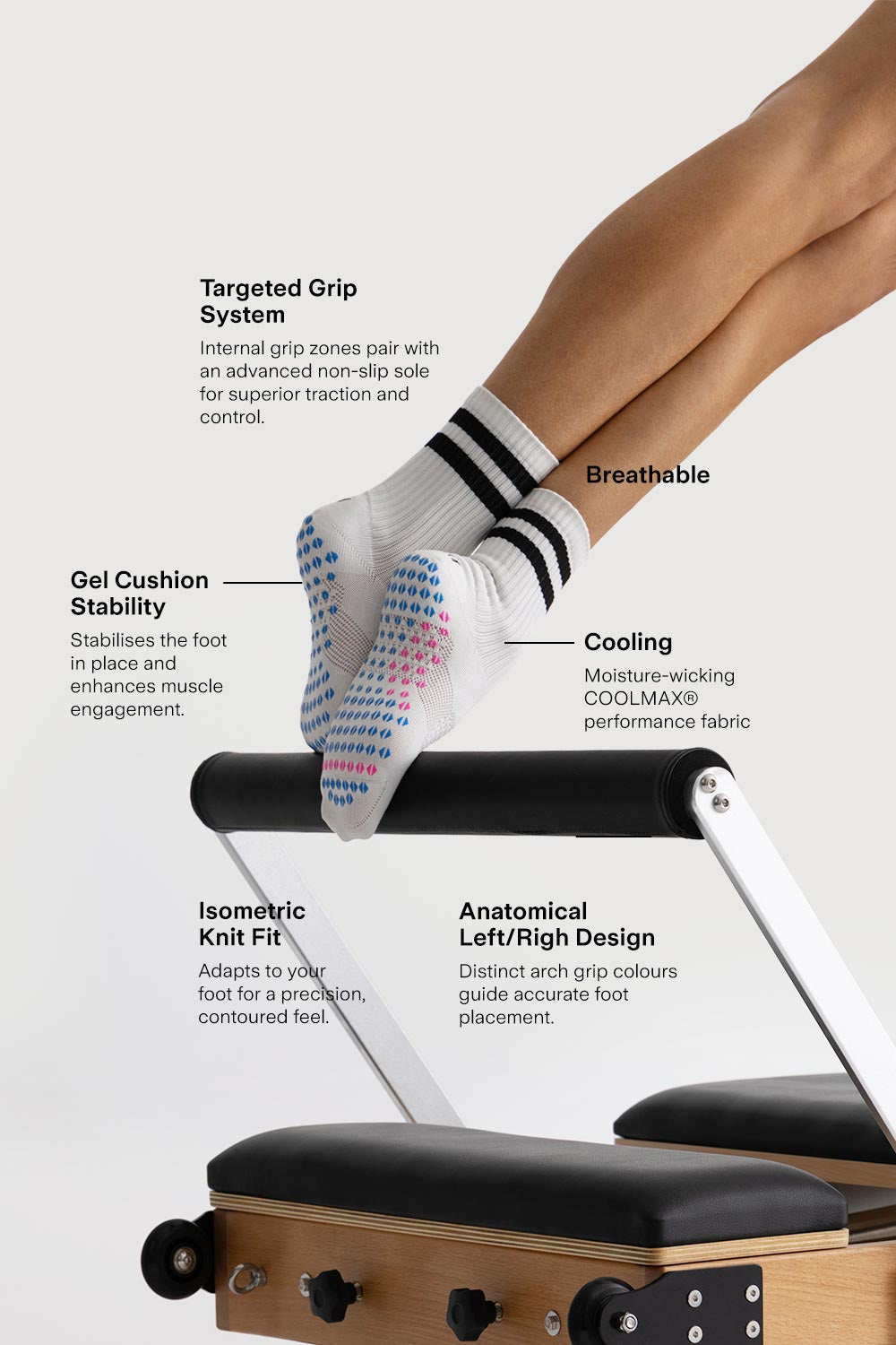 Bloch CoreGrip Pro Pilates Socks