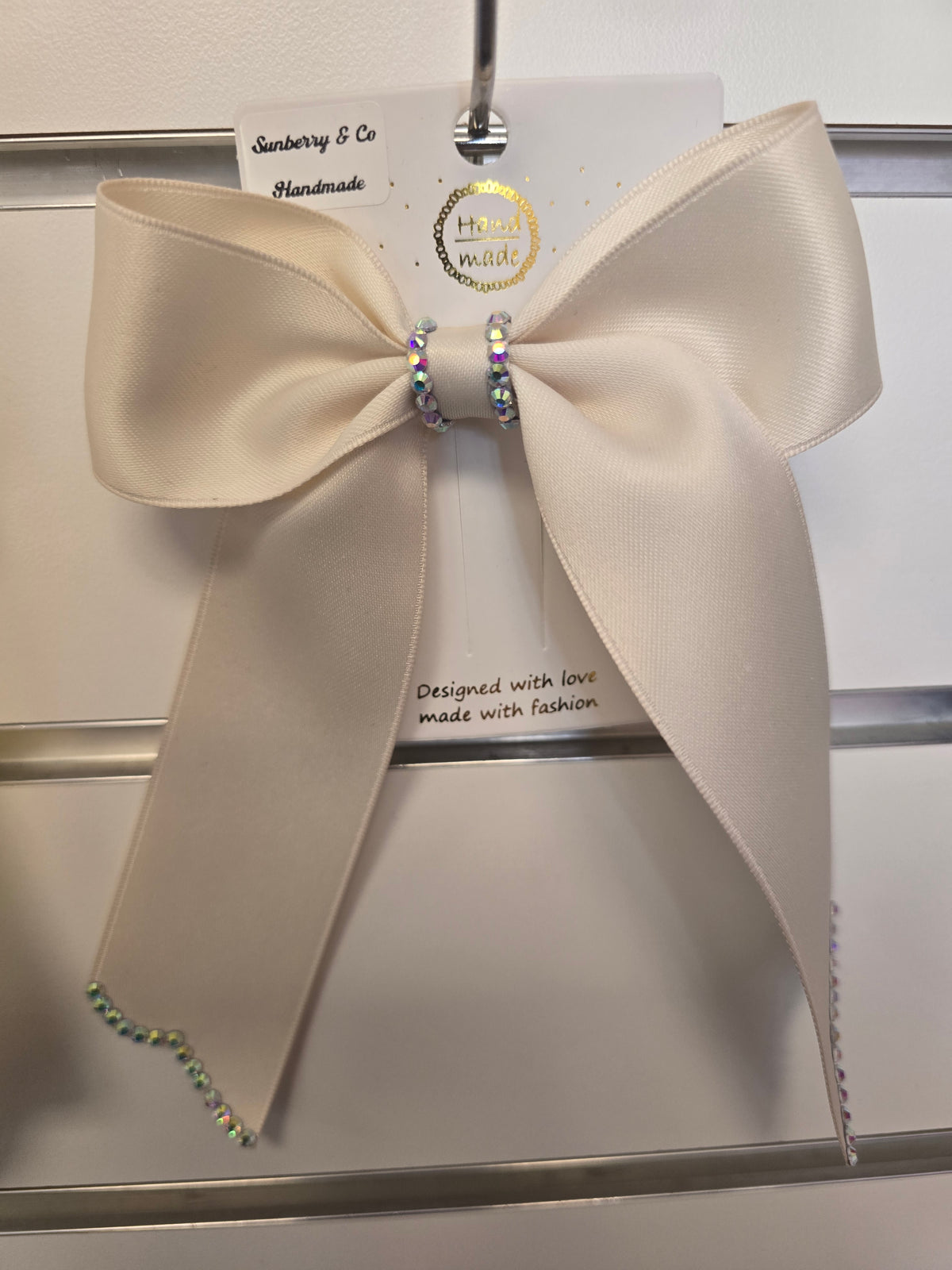 Sunberry & Co. Satin Statement Bow