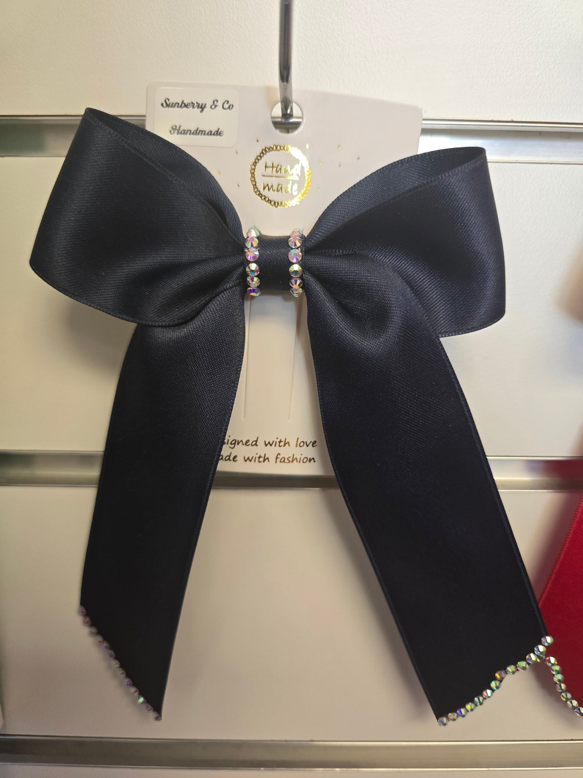 Sunberry & Co. Satin Statement Bow