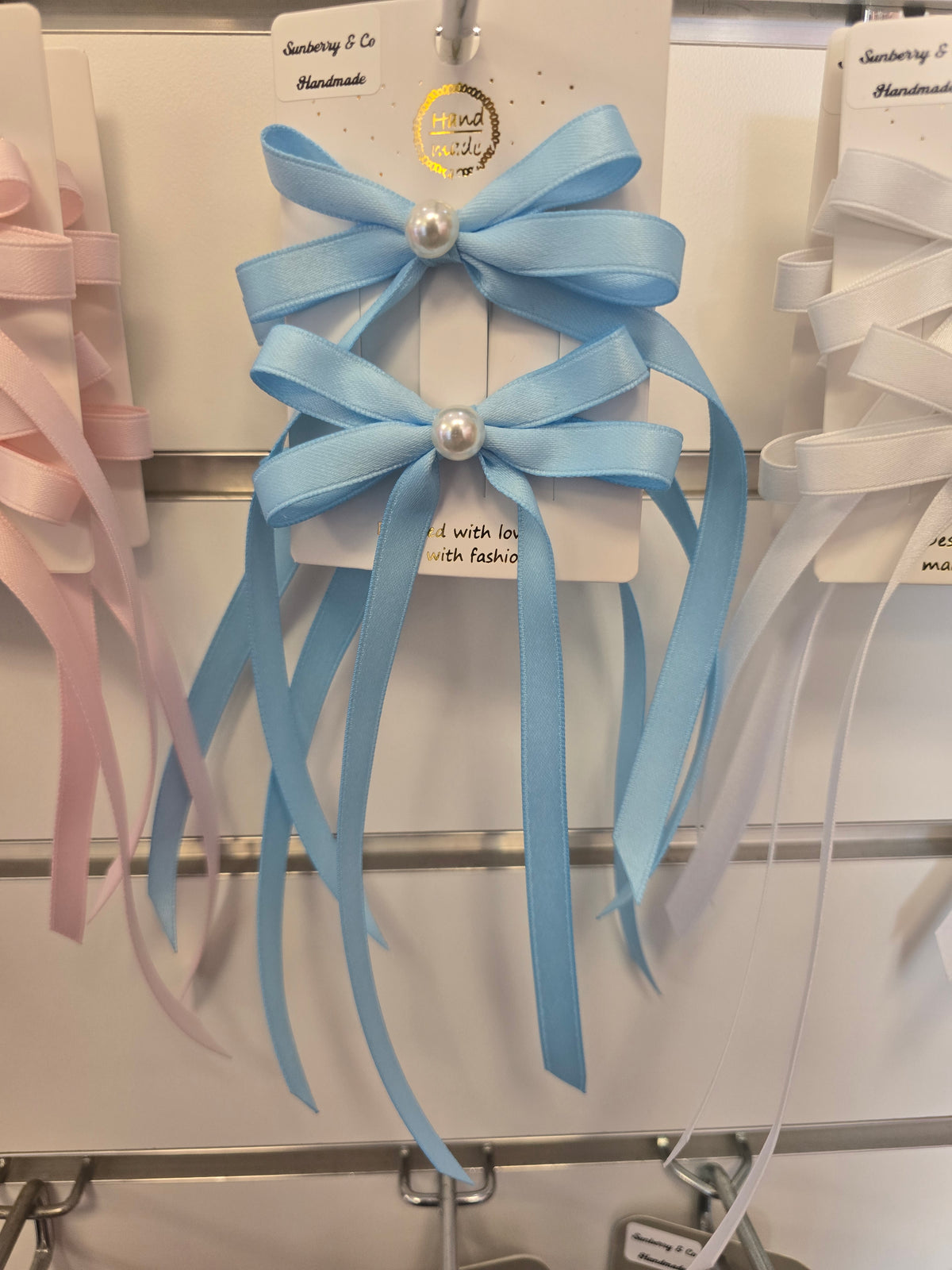 Sunberry & Co. Double Pearl Bow Set